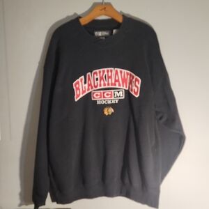 CCM Blackhawks Men's Dark Sweater